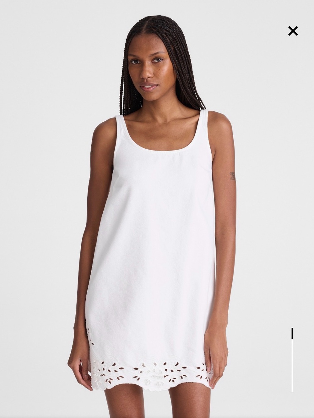 Madewell denim tank dress